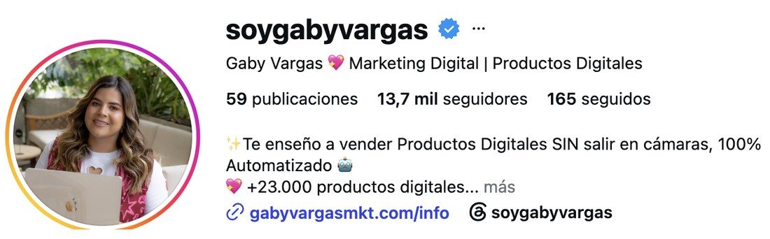 Perfil de Gaby Vargas
