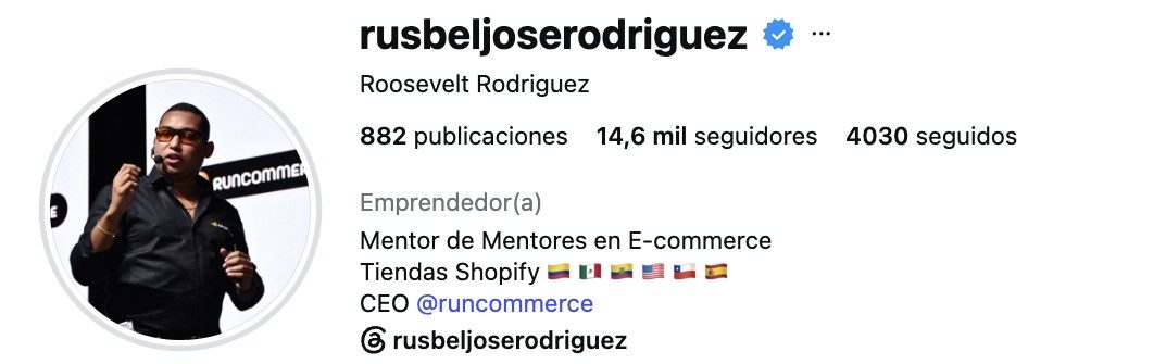 Perfil de Roosevelt Rodríguez